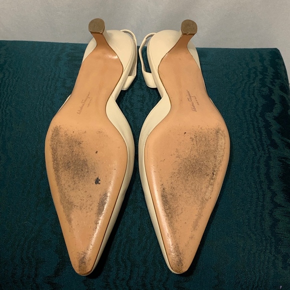 SALE - Salvatore Ferragamo Slingback Heels - Picture 3 of 3